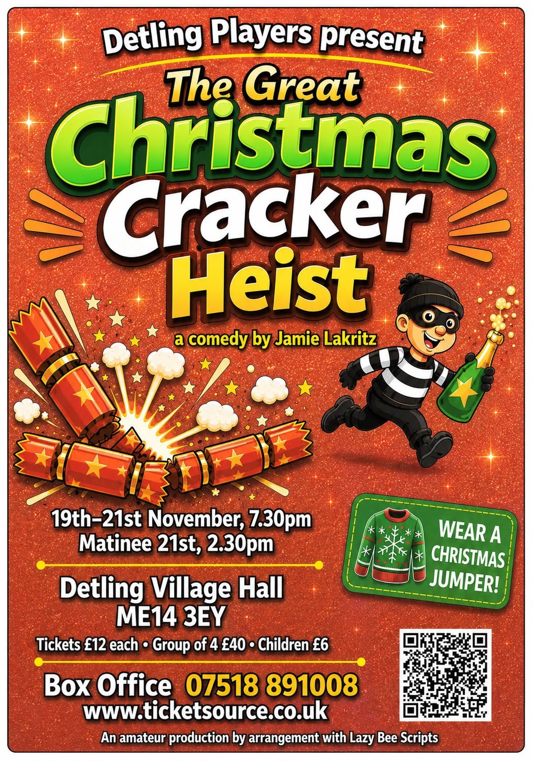 Poster for The Great Christmas Cracker Heist